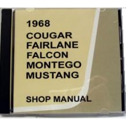 1968 Cougar,Falcon,Fairlane,Montego And Mustang Shop Manual